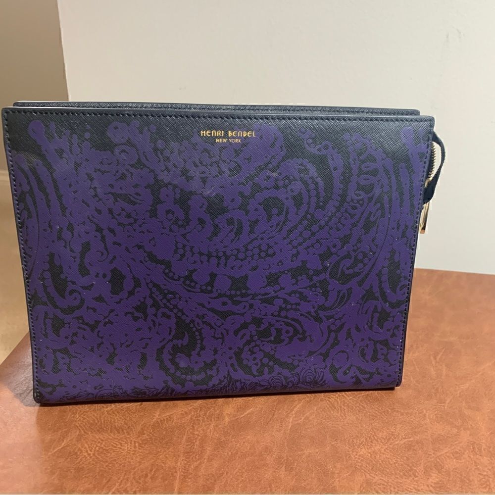Henri Bendel W. 57th Clutch - Purple